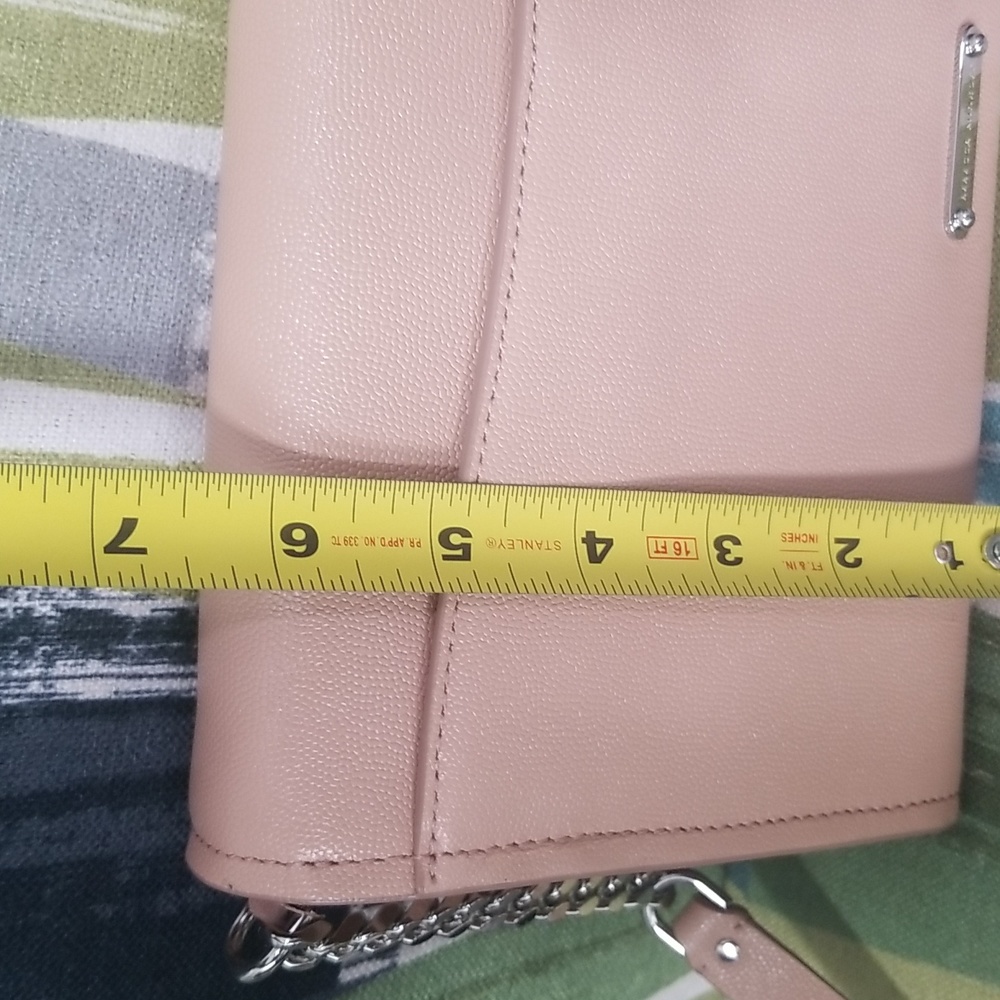 Rebecca Minkoff Jean Clutch/Shoulder Bag(Convertible) In Pink EUC - Picture 4 of 13